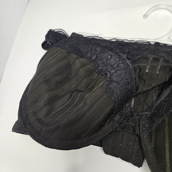 Rampage Intimates 2 Piece Set Black 34C/M Panty Thong Bra Lingerie NEW - Picture 13 of 17